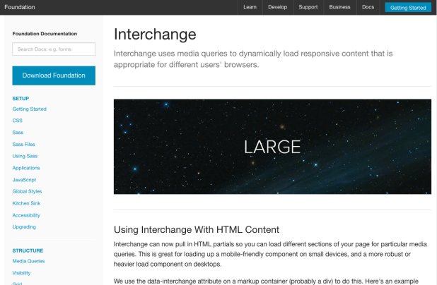 Foundation's Interchange Page.