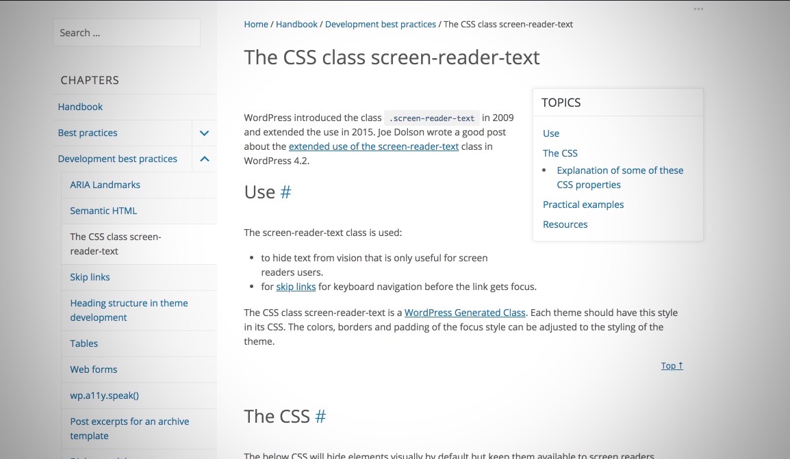 The Screen Reader Text Class: 5 Real Life Applications